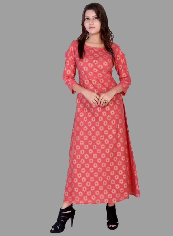 Cold Shoulder Designer Kurti