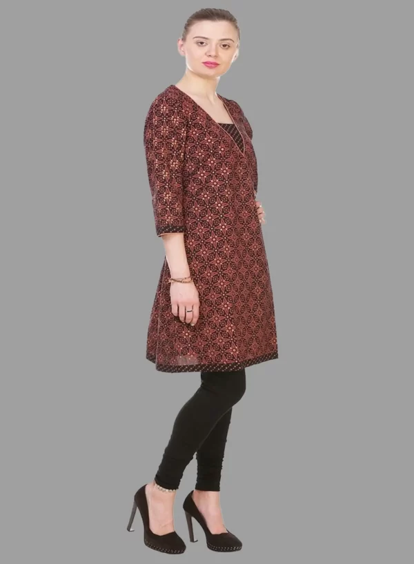 New Printed A-Line Kurti - Image 3