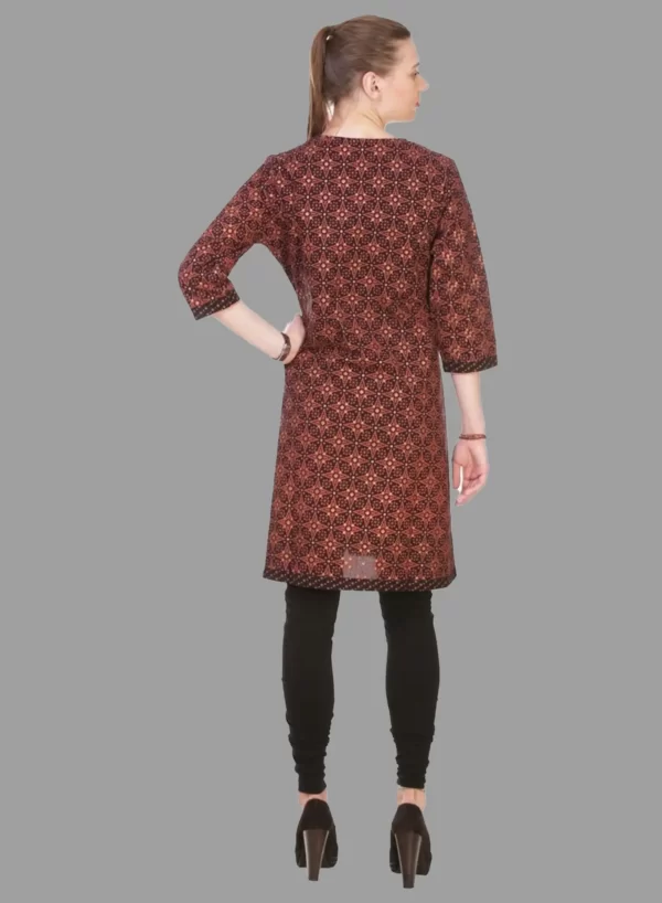 New Printed A-Line Kurti - Image 4