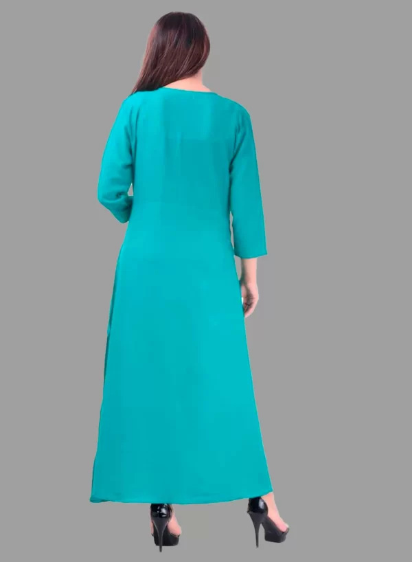 Ankle Length Embroidery Kurti - Image 5