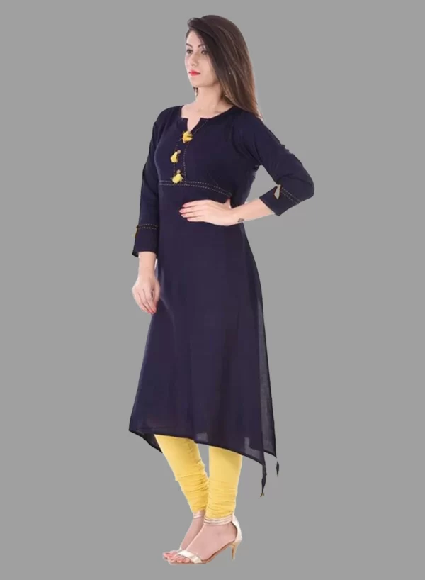 Latest Thread Work Kurti - Image 2