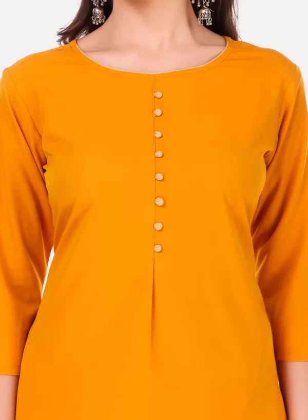 Yellow Kurti with Palazzo Set - Image 6