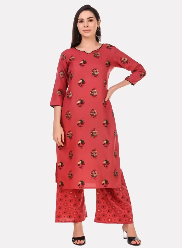 Cotton Kurti with Palazzo - Image 4