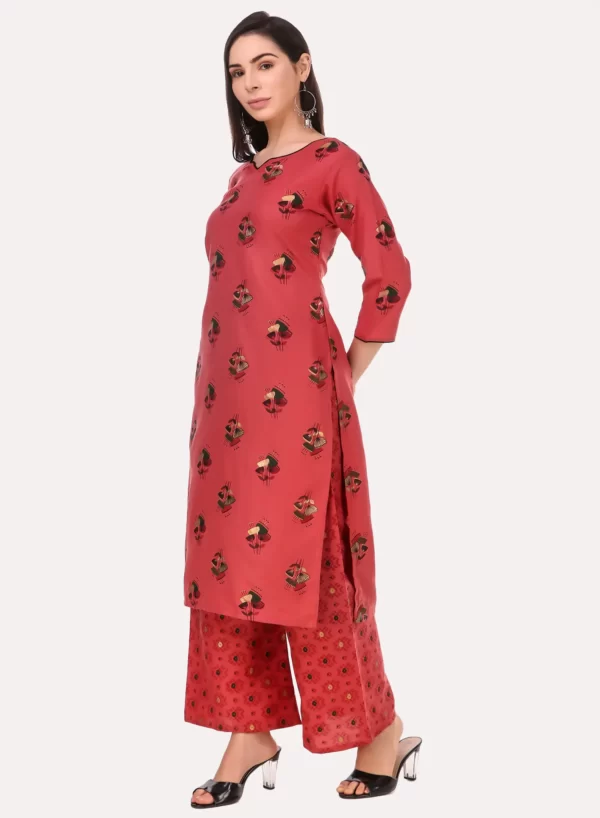 Cotton Kurti with Palazzo - Image 3