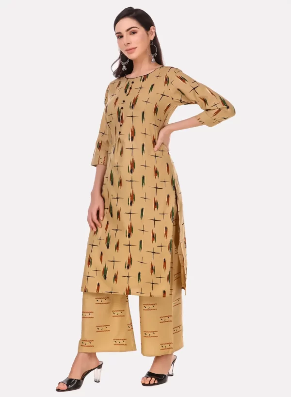 Cotton Kurti with Palazzo - Image 3