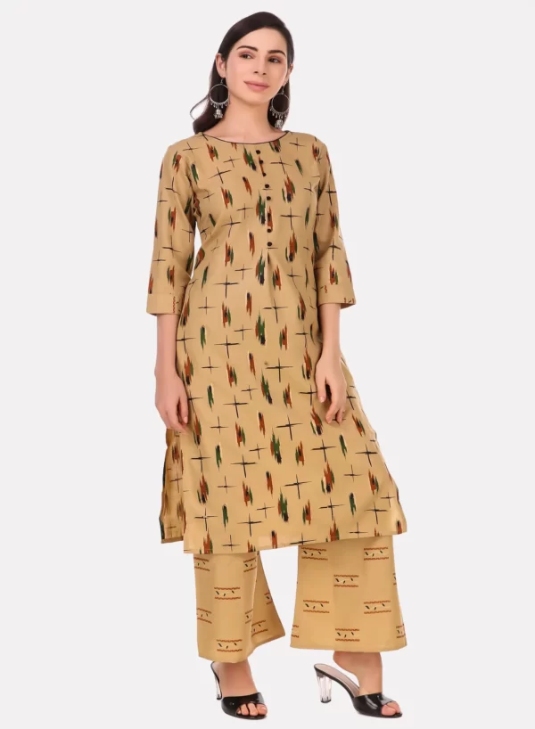 Cotton Kurti with Palazzo - Image 2