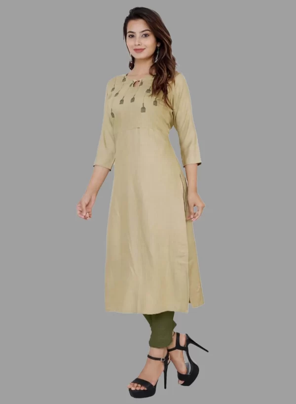 Straight Designer Kurti - Image 2