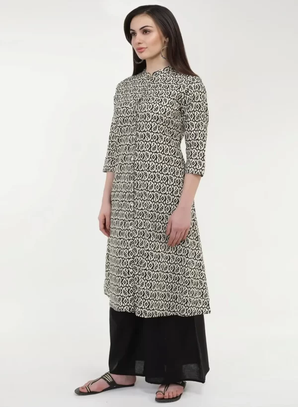 Cotton Block Printed Kurti - Image 3