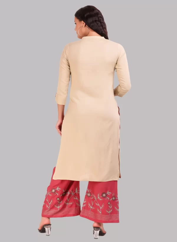 Kurti with Palazzo & Dupatta Set - Image 4