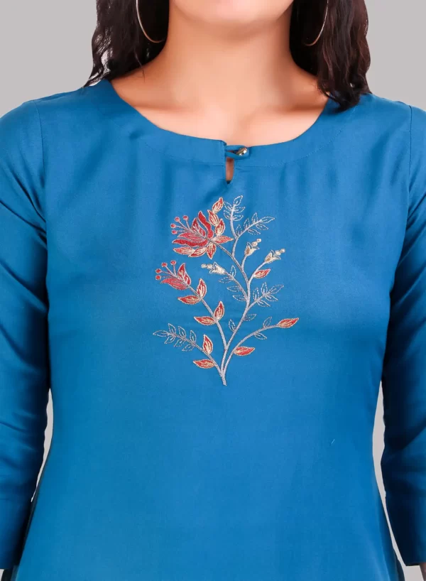 Kurti with Palazzo & Dupatta Set - Image 6