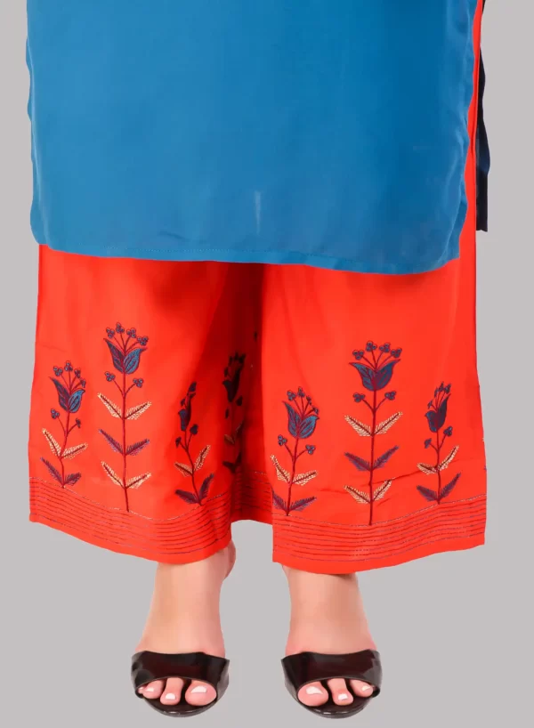 Kurti with Palazzo & Dupatta Set - Image 7