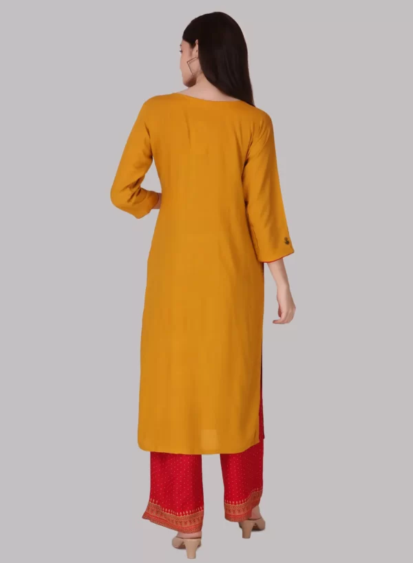 Soft Embroidery Kurti with Bottom - Image 7