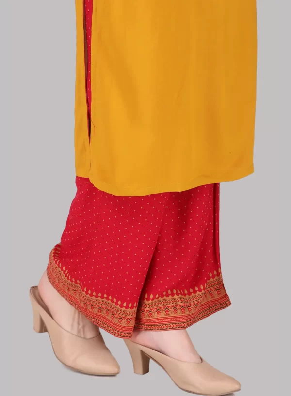 Soft Embroidery Kurti with Bottom - Image 9
