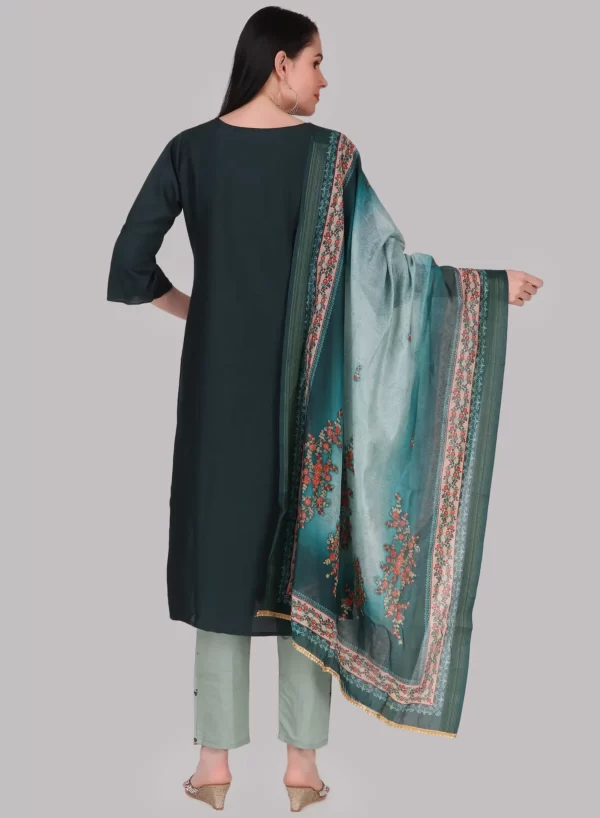 Firefly Designer Kurti with Pant & Dupatta - Image 5