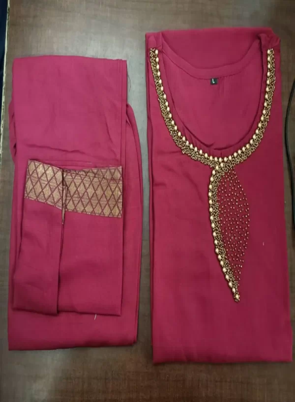 Sanguine Handwork Kurti with Pant - Image 5