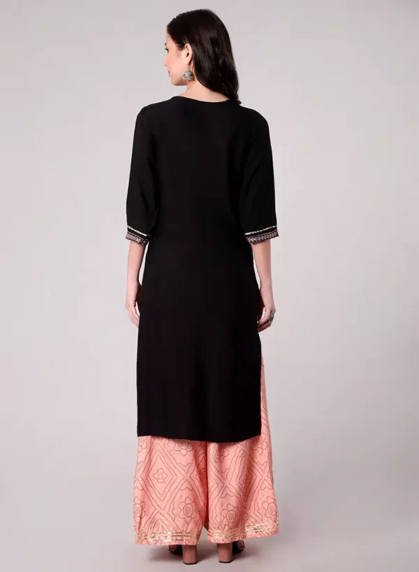 Cinder Designer Kurti with Flair Palazzo - Image 5