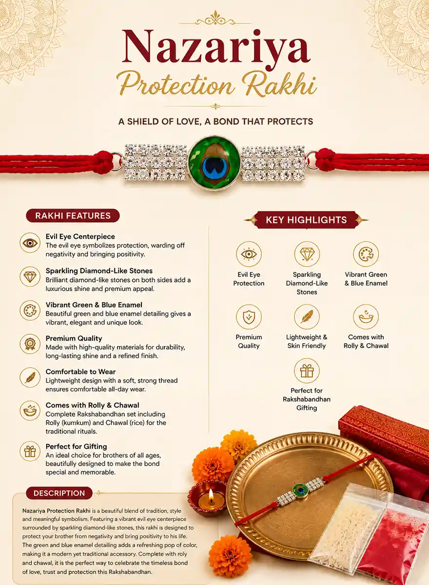 Nazariya Protection Rakhi - Image 5